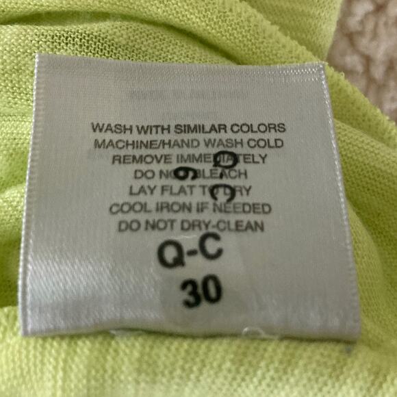 MONDETTA MPG Womens Top Medium Neon Yellow Open Cardigan Athleisure Casual - Picture 10 of 10